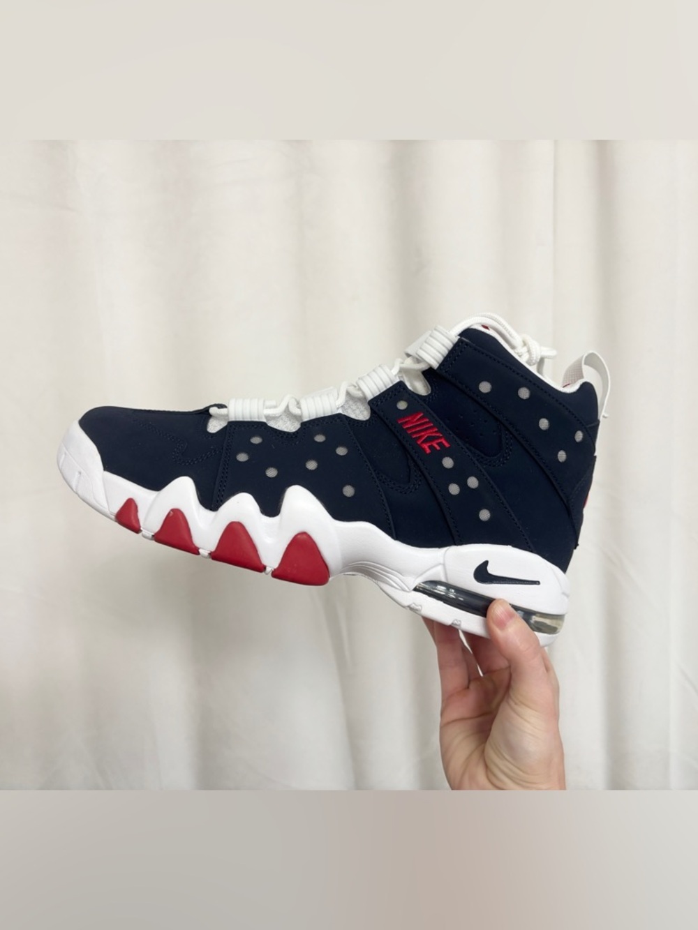 NEW WITH BOX Nike Airmax2 CB ‘94 USA 2021 SZ 9.5 obsidian, red, white colorway